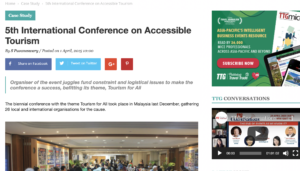 5th International Conference on Accessible Tourism